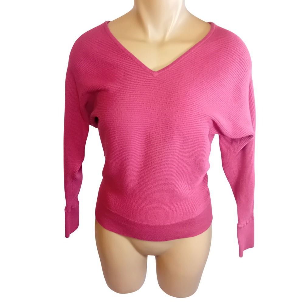 NWOT Reitmans Women Oversized V-Neck Dolman Sweater Knit Cozy Business Casual XS